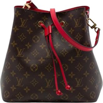 Louis Vuitton Pre-owned Neonoe Bucket Bag - Dames - Vintage Tas - Bruin - ONE Size - Leer - Vintage