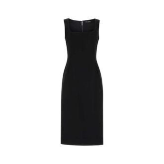 Dolce & Gabbana Kleedjes, Dames, Zwart, S, Abito