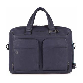 Piquadro Laptop Bags & Cases, unisex, Blue, ONE SIZE, Slim Computer Bag 15 with iPad Compartment