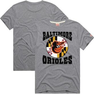 Homage Mens Homage Gray Baltimore Orioles Hyper Local Tri-Blend T-Shirt at Nordstrom, Size X-Large