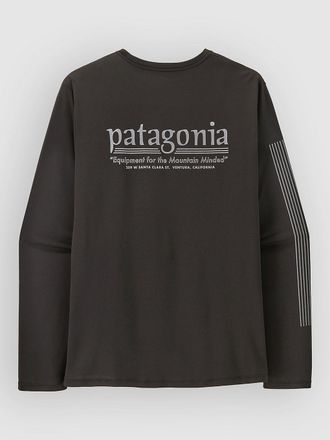 Patagonia Cap Cool Daily Shirt - Hut Tripper Longsleeve schwarz