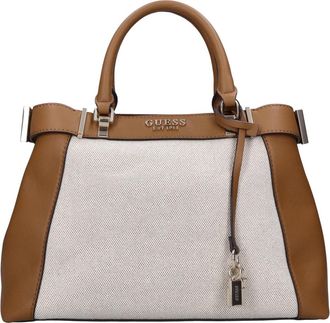 Guess Shoulder Bag - Dames - Handtassen - Bruin - ONE Size - Katoen - Tassen