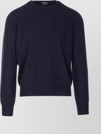 Tom Ford crew neck sweater ribbed cuffs