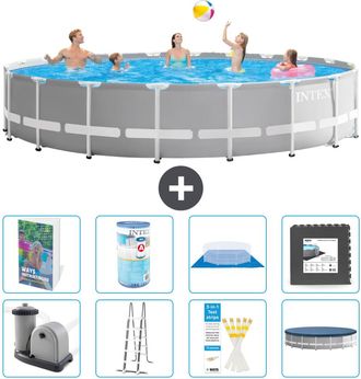 Intex Piscina Prism Frame Redonda - 610x132 Cm - 9-piezas S563