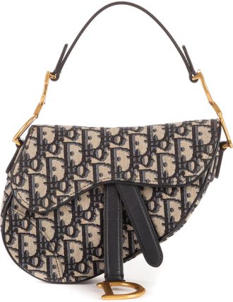 Dior Pre-owned Womens Saddle Pochette Shoulder Bag - Beige - One Size