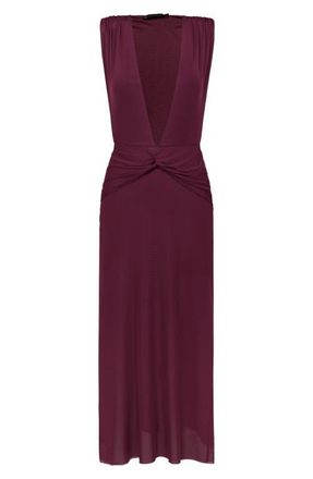 Vix Cindy Long Mesh Cover-Up Maxi Dress in Purple at Nordstrom, Size Medium