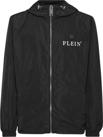 Philipp Plein Heren, Jassen, Zwart, Maat: 3XL Nylon