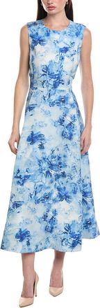 Lafayette 148 New York Sleeveless Fit & Flare Midi Dress