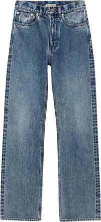 J.W.Anderson Straight Leg Jeans - Dames - Regular Fit Jeans - Blauw - W30 - Katoen - Jeans