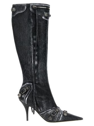 Balenciaga Womens Cagole Boots