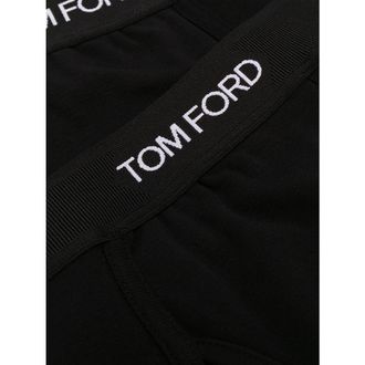 Tom Ford Stretch-Cotton Briefs - Black
