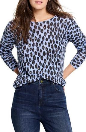 Nic+Zoe Pebble Blues Knit Top in Blue Multi at Nordstrom Rack, Size Xx-Large