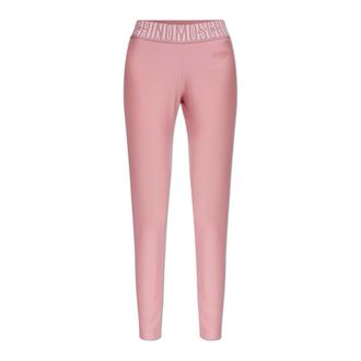 Moschino Leggings, female, Pink, Size: XS Logo Leggings