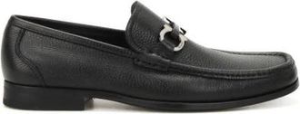 Ferragamo Gancini Bit Loafers - Heren - Schoenen - Zwart - Maat: 40 EU Leer
