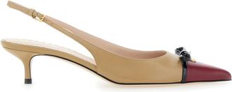 Valentino Garavani Beige Slingback Heels