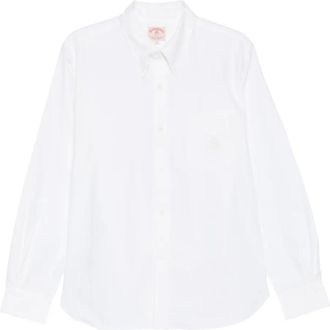 Brain Dead x Brooks Brothers overhemd met knopen - Wit