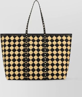 Valentino Garavani raffia shoulder bag