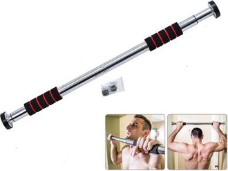 Trade Shop Trade Shop - Puerta Ajustable De La Barra De Tracci&oacute;n De Hasta 1,5 Mt Entrenamiento De Gimnasio De Fitness