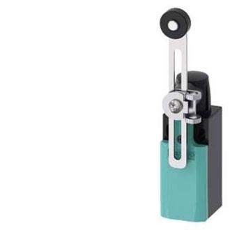 SIEMENS Interruptor De L&iacute;mite 1no 1nc De Acci&oacute;n R&aacute;pida, Pl&aacute;stico, Palanca Oscilante Ajustable De 31 Mm Con Rodillo, Ip65, Sirius 3se5232-0lk50