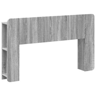 vidaXL Cabecero Con Armario Gris Sonoma Madera De Ingenier&iacute;a Vidaxl