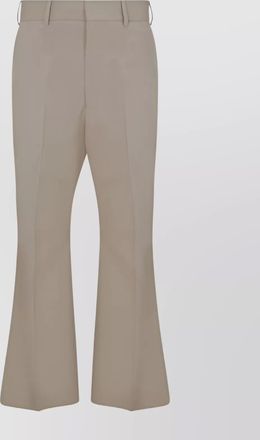 Palm Angels trousers featuring flared silhouette and back pockets