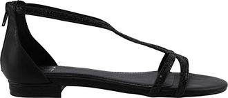 Bibi Lou Zwarte Swarovski Sandaal - Dames - Sandalen - Zwart - 36 EU - Schoenen