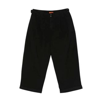 Barena Wide Trousers, male, Black, Size: S Pantalone Felucon Garzoto