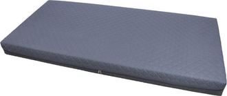 OEM Funda De Colch&oacute;n Acolchada Kam-pol Gris Oscuro 160x210