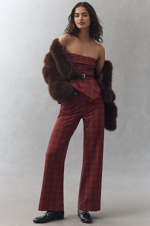 Maeve The Colette Full-Length Tartan Plaid Pants by Maeve