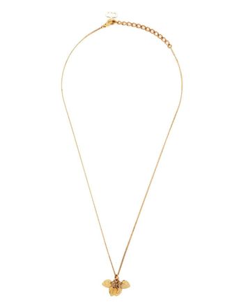Dior heart-charm necklace - women - Gold Plated - One Size
