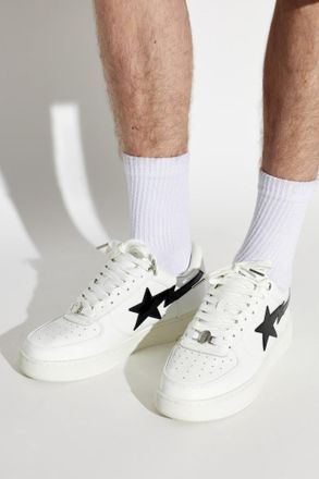 A Bathing Ape Sports Shoes With Logo, Mens, White