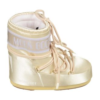 Moon Boot Icon Low Pearly Boots - Dames - Winterlaarzen - Geel - 42 EU - Leer - Schoenen