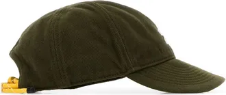 Miu Miu Womens Olive Green Cotton Baseball Cap Boscogiallo Cappelli E Fasce Per Capelli Hat