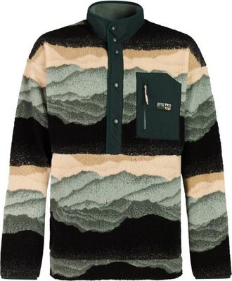 Protest PRTBrowser Outdoor 1/4 Button Top Fleecepullover f&uuml;r Herren | schwarz