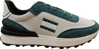 Tommy Hilfiger Technical Runner Sneakers - Heren - Sneakers - Veelkleurig - 40 EU - Polyester - Schoenen