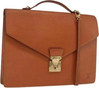 Louis Vuitton Pre-owned Handbags, female, Brown, Size: ONE SIZE Pre-owned Vintage Handbag
