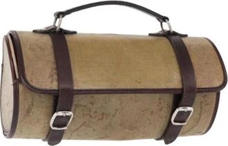 Chanel Pre-owned Handbags, female, Beige, Size: ONE SIZE Pre-owned Canvas Handbag