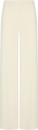 Marella Trefolo Broek - Dames - Wijde Broeken - Beige - 2XS - Polyester - Broeken
