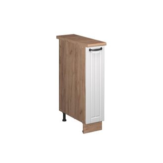 Vicco Mueble De Botica Fame-line, Blanco Casa De Campo/roble Dorado, 20 Cm, Et Roble, Vicco