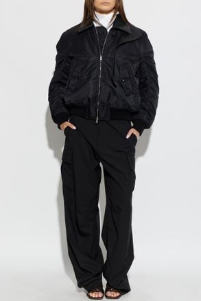 Bottega Veneta Bomber Jacket, Womens, Black