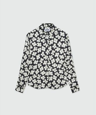 Msgm Black Viscose Womens Blouse