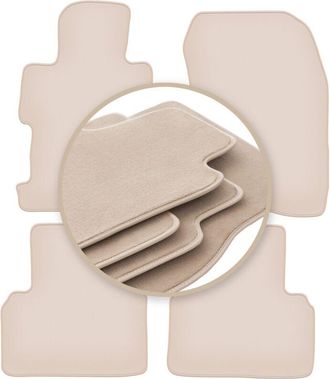 OEM Tapetes Premium Beige Para: Honda Civic Viii 4d Sed&aacute;n 2006-2011