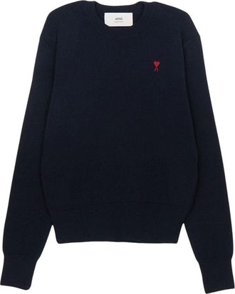 Ami (WMNS) AMI Knitwear Navy FKS826-001-414