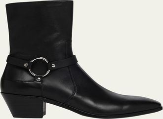 Tom Ford 45mm Clint Leather Ankle Boots