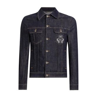 Dolce & Gabbana Heren, Jassen, Blauw, Maat: L Denim