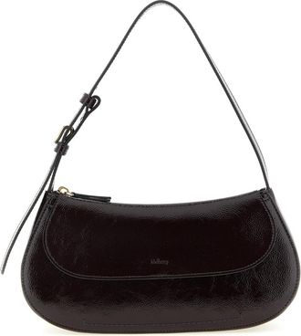Mulberry Purple Clovelly Medium Shoulder Bag