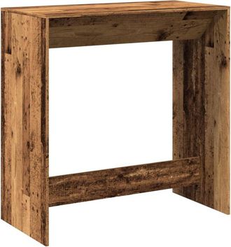vidaXL Bar Table Old Wood 102x50x103.5 cm Engineered Wood vidaXL