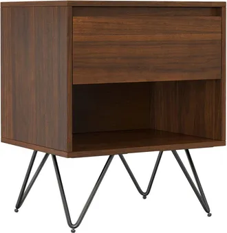 Simpli Home Hunter 20In Industrial Modern Nightstand