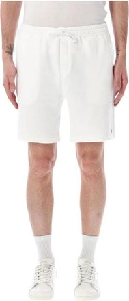 Polo Ralph Lauren Cotton Terry Sweatshorts - Heren - Korte Broeken - Wit - S - Katoen - Korte Broeken