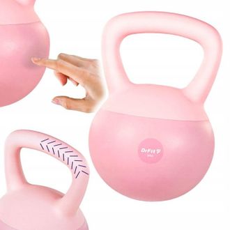 OEM Mancuerna Kettlebell Para Ejercicios De Fitness, Color Rosa, 6 Kg, Drfit